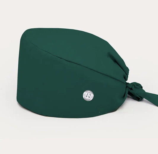 Plain Green Surgical Scrub Cap