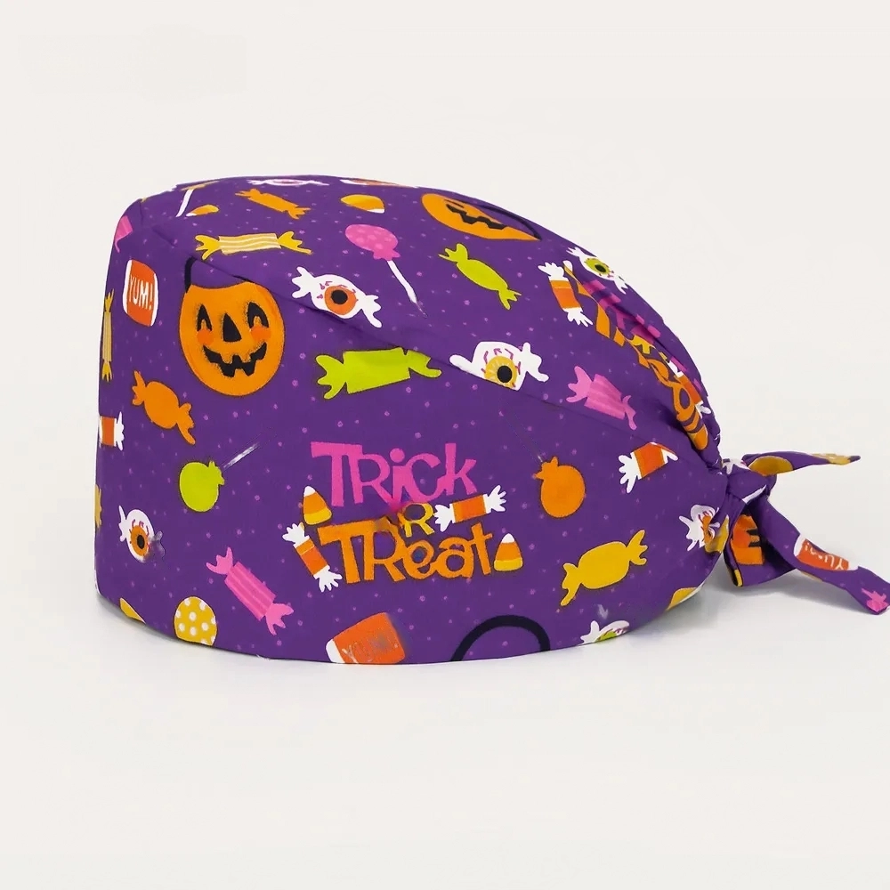 Halloween Scrub Cap