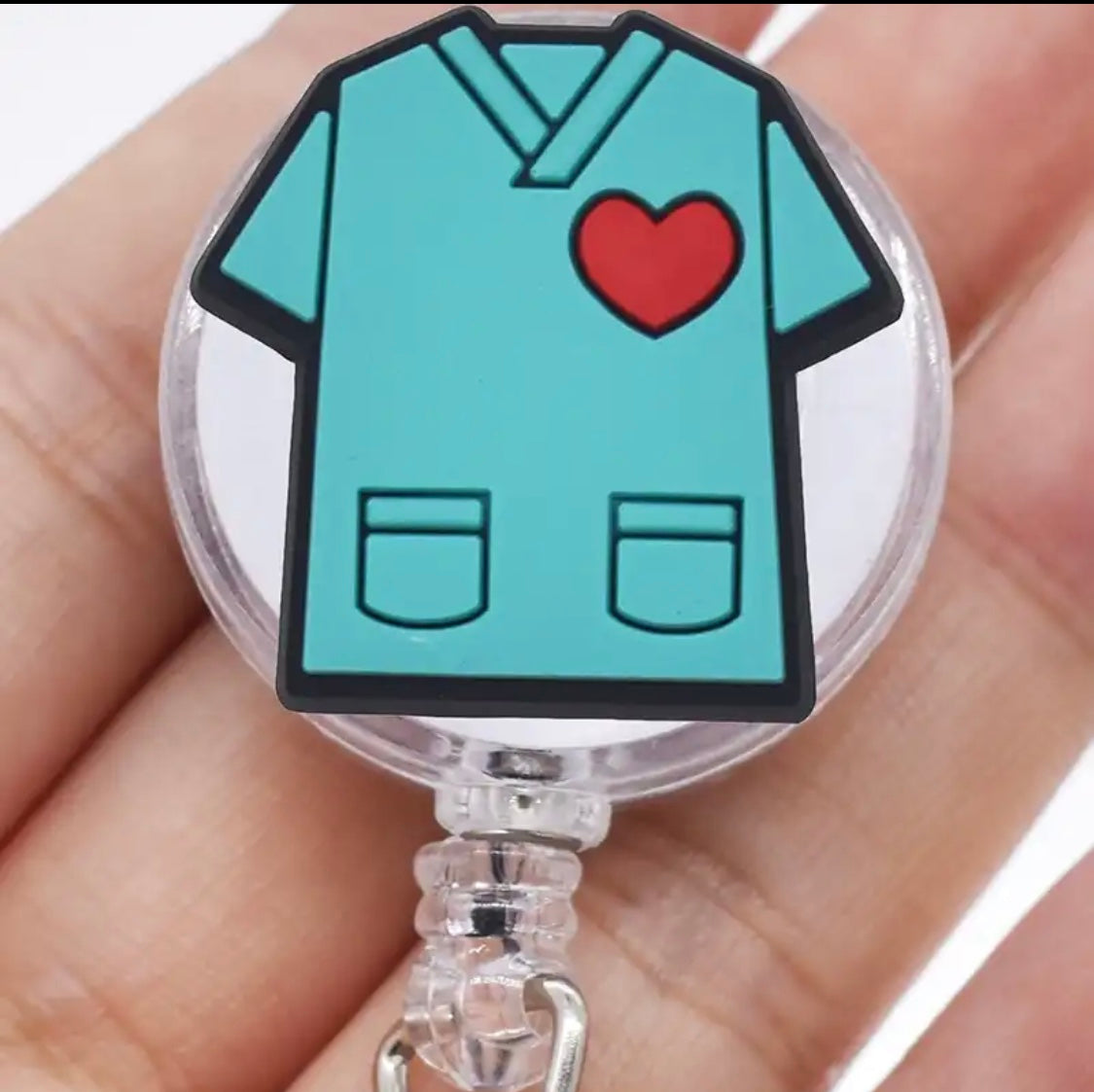  Memeyou Cute Badge Holder Reel Clip Cartoon Handmade