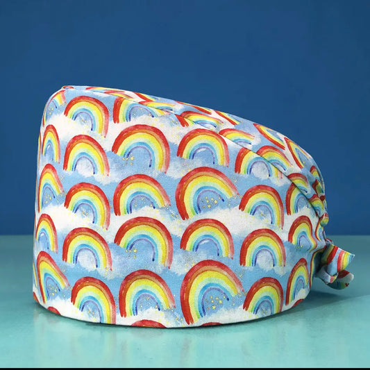 Rainbow Scrub Cap